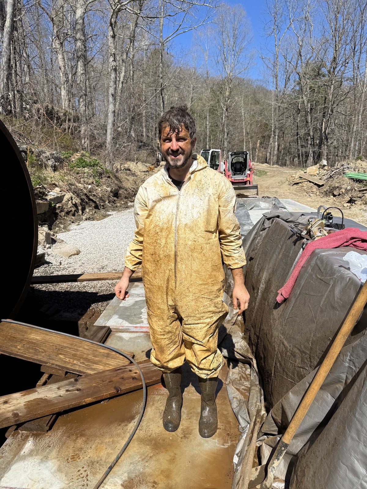 What penstock rehab looks like at the end of the day.