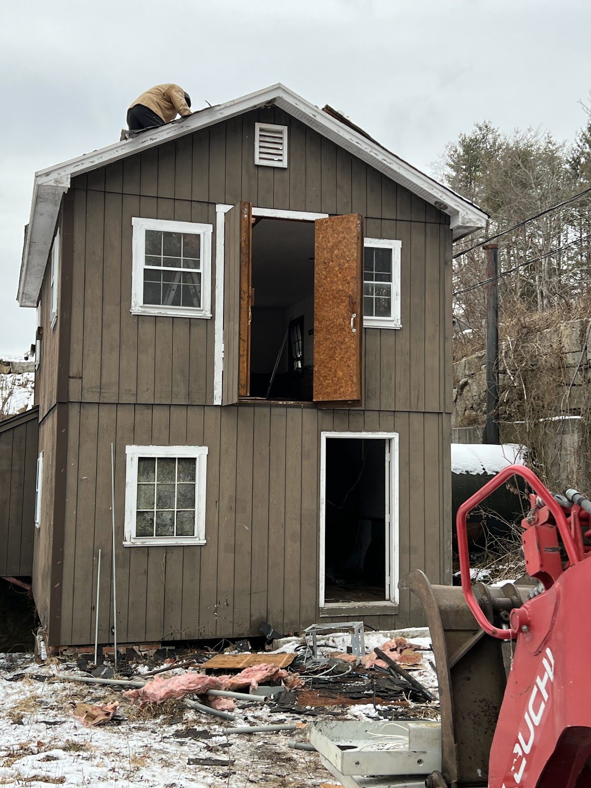 Taking Down the Old Building