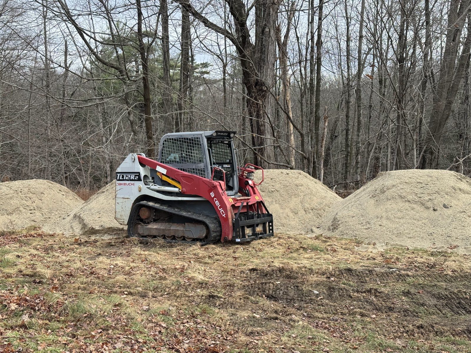 Site logistics, one bucket at a time.